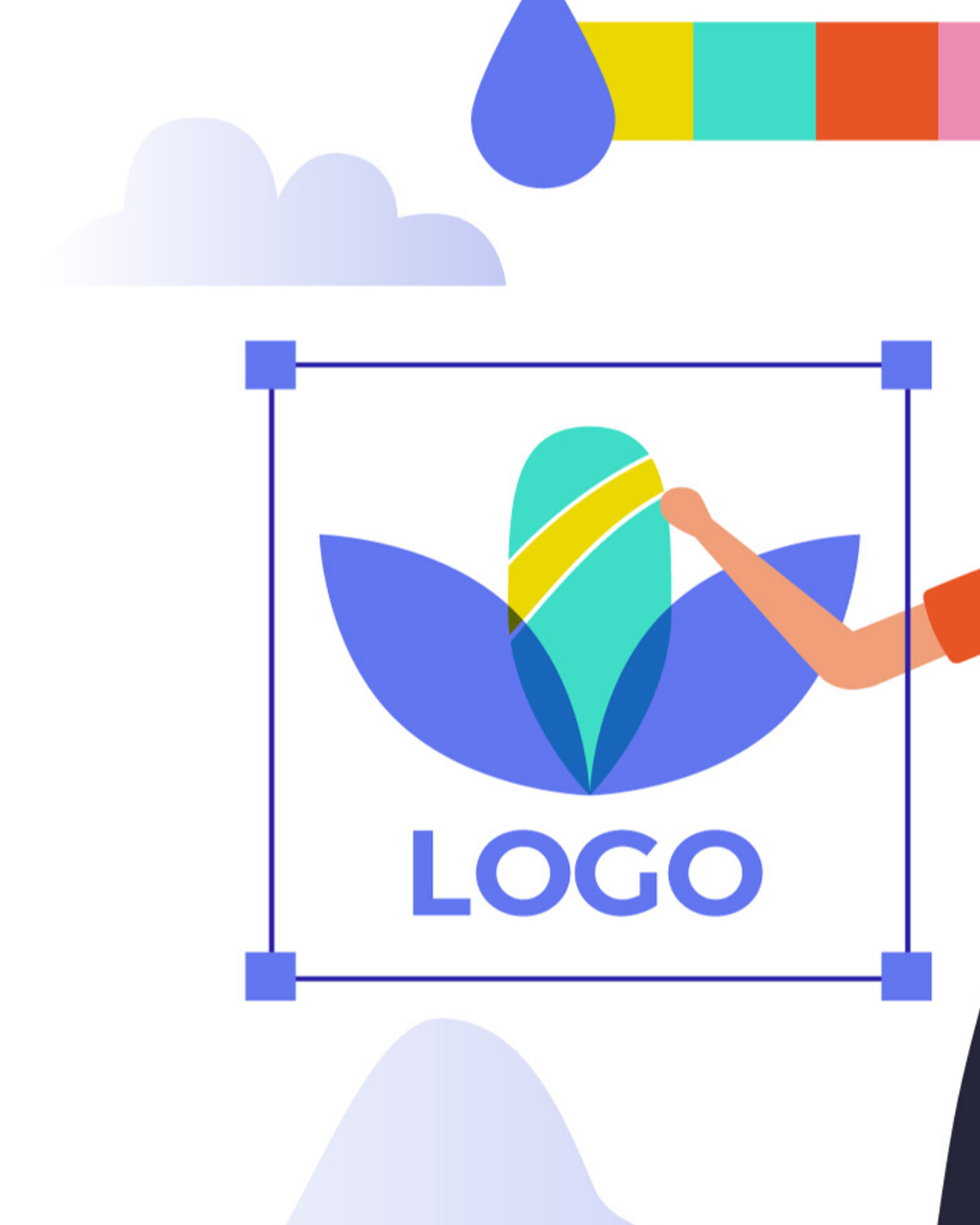 Logo Design, Brand, Graphic Element's, & Color
